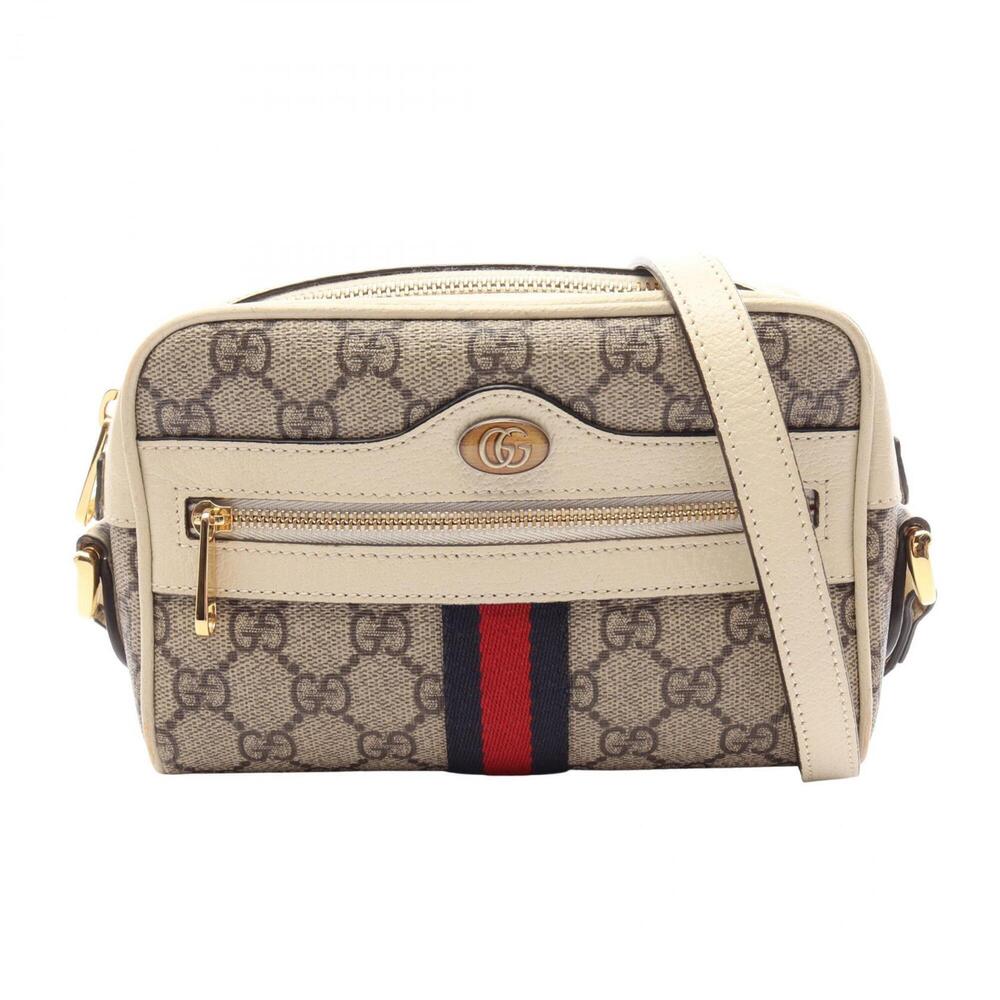 Gucci Ophidia GG Supreme Shoulder Bag/Handbag, Coated Canvas and Leather, Wom...